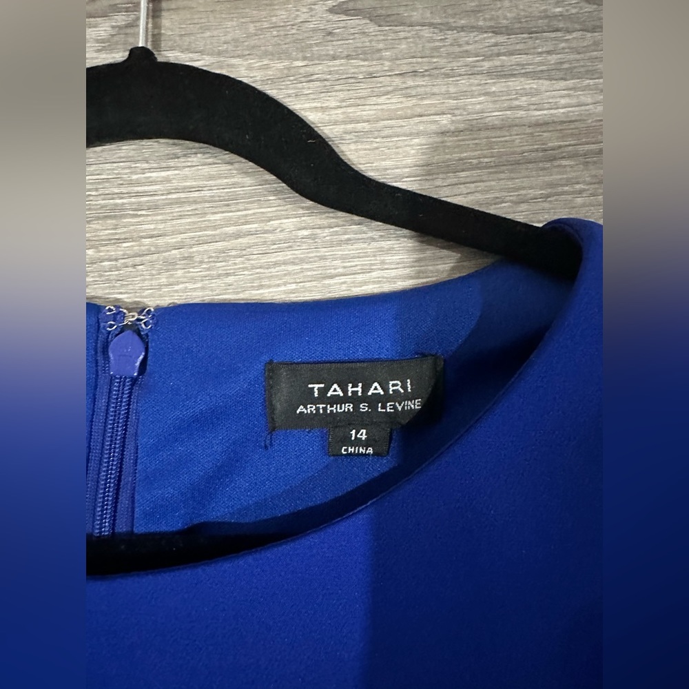 Blue Tahari Dress. Size 14. Brand New - Picture 4 of 6